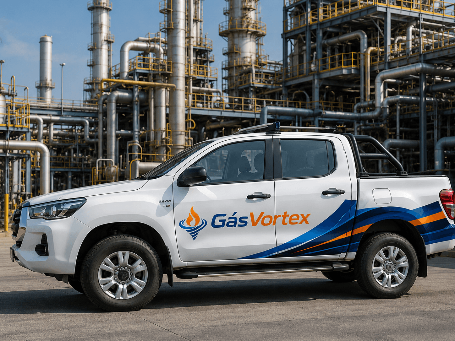 Operação de engenharia industrial em campo